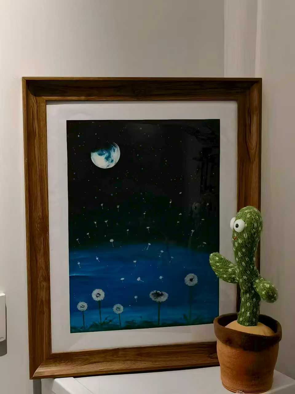 月下蒲公英